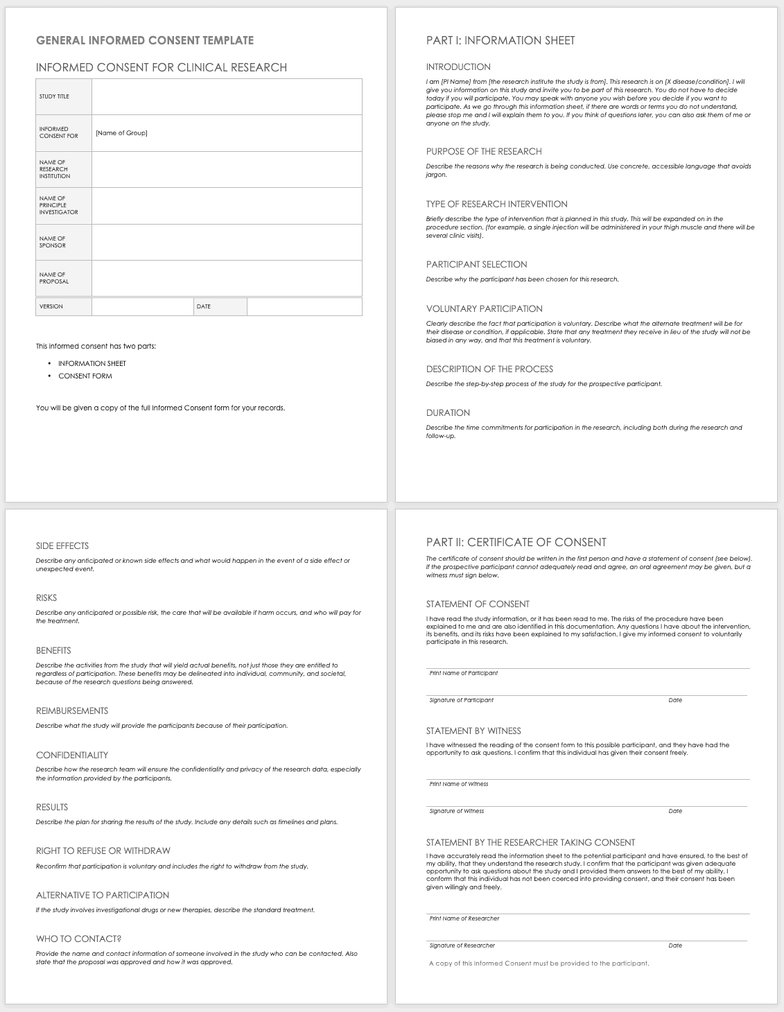 Free Clinical Trial Templates | Smartsheet In Monitoring Report Template Clinical Trials