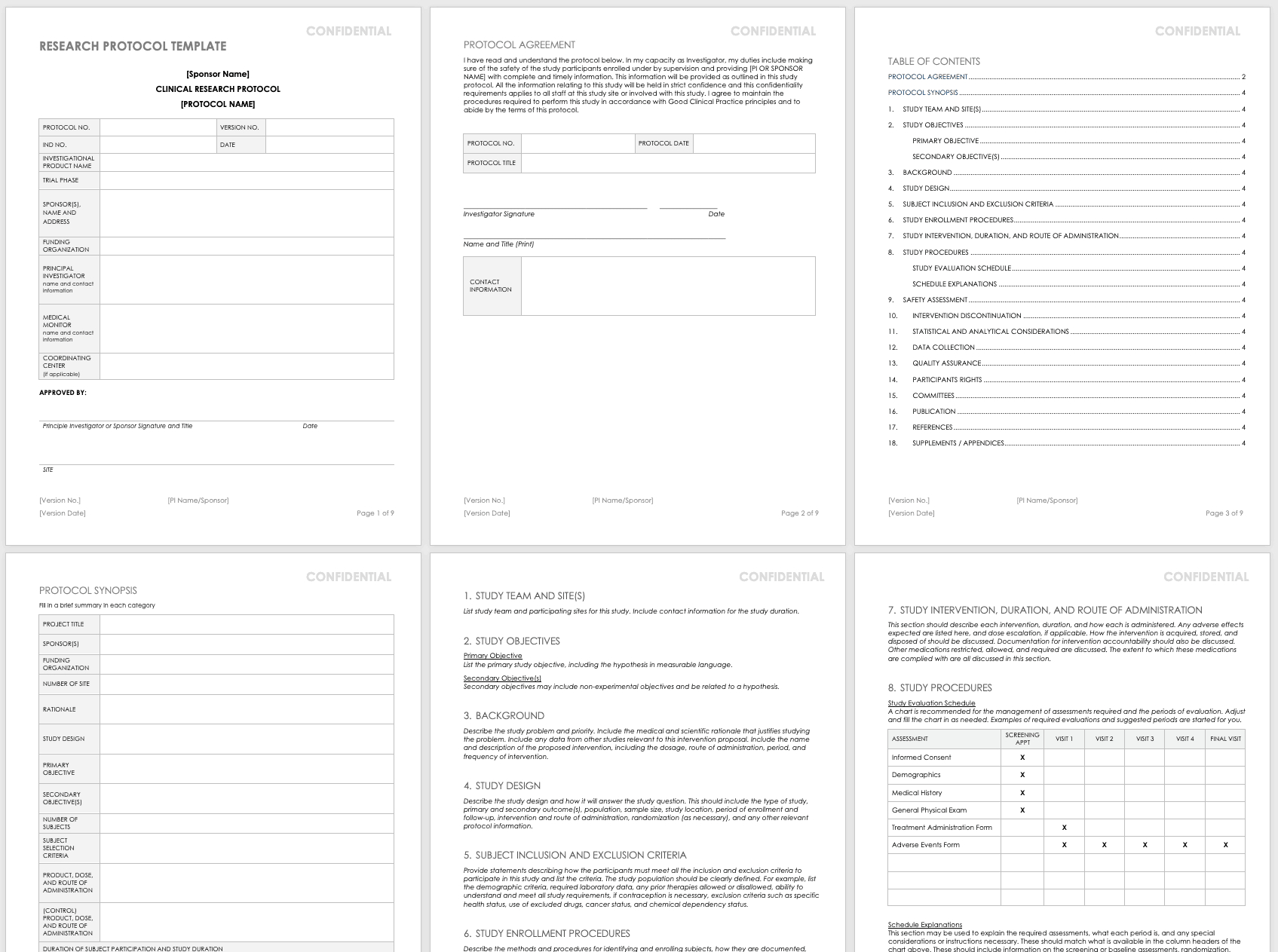 Free Clinical Trial Templates | Smartsheet Inside Trial Report Template