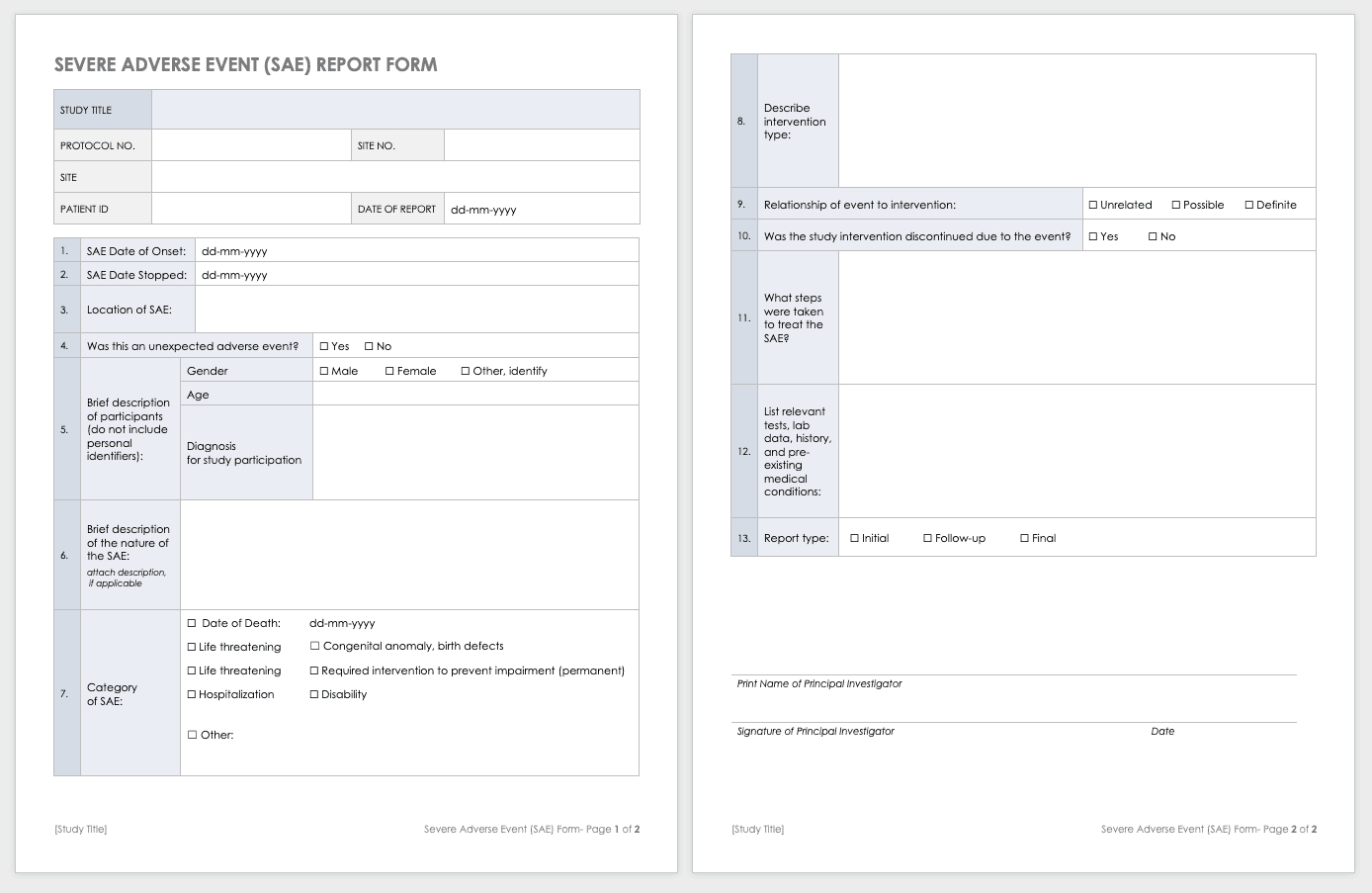 Free Clinical Trial Templates | Smartsheet Regarding Monitoring Report Template Clinical Trials