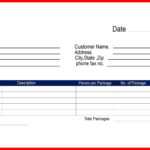 Free Delivery Receipt Template [Pdf, Word Doc & Excel] Throughout Blank Taxi Receipt Template