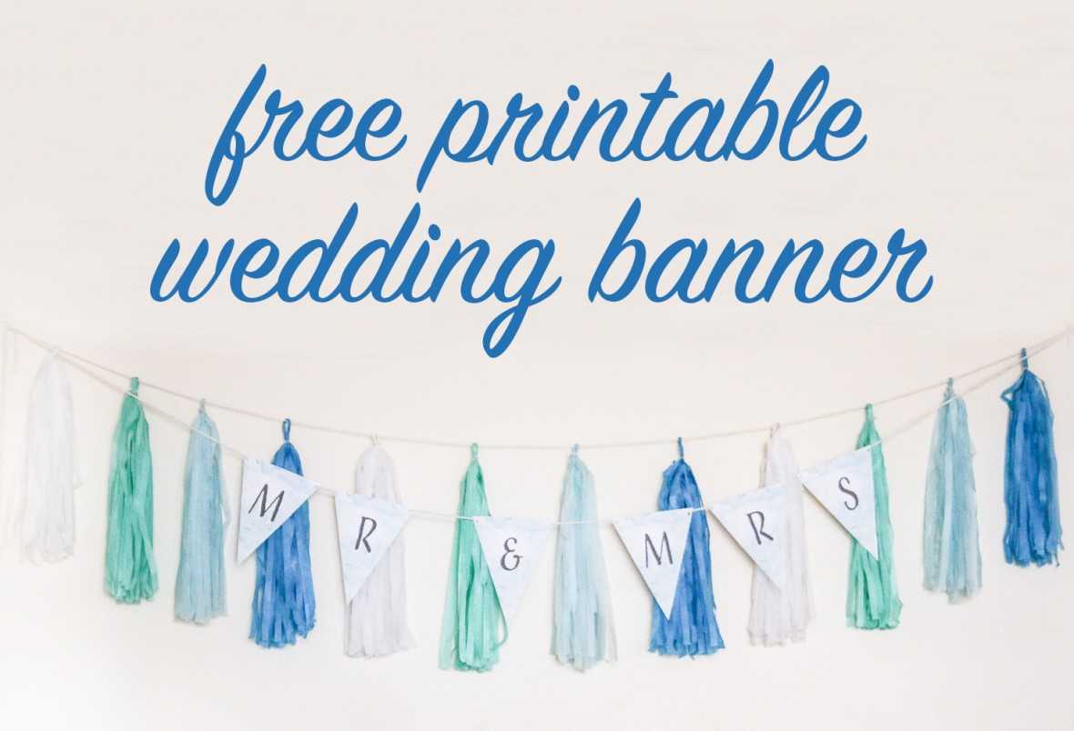 Free Diy Printable Wedding Banner Inside Bride To Be Banner Template