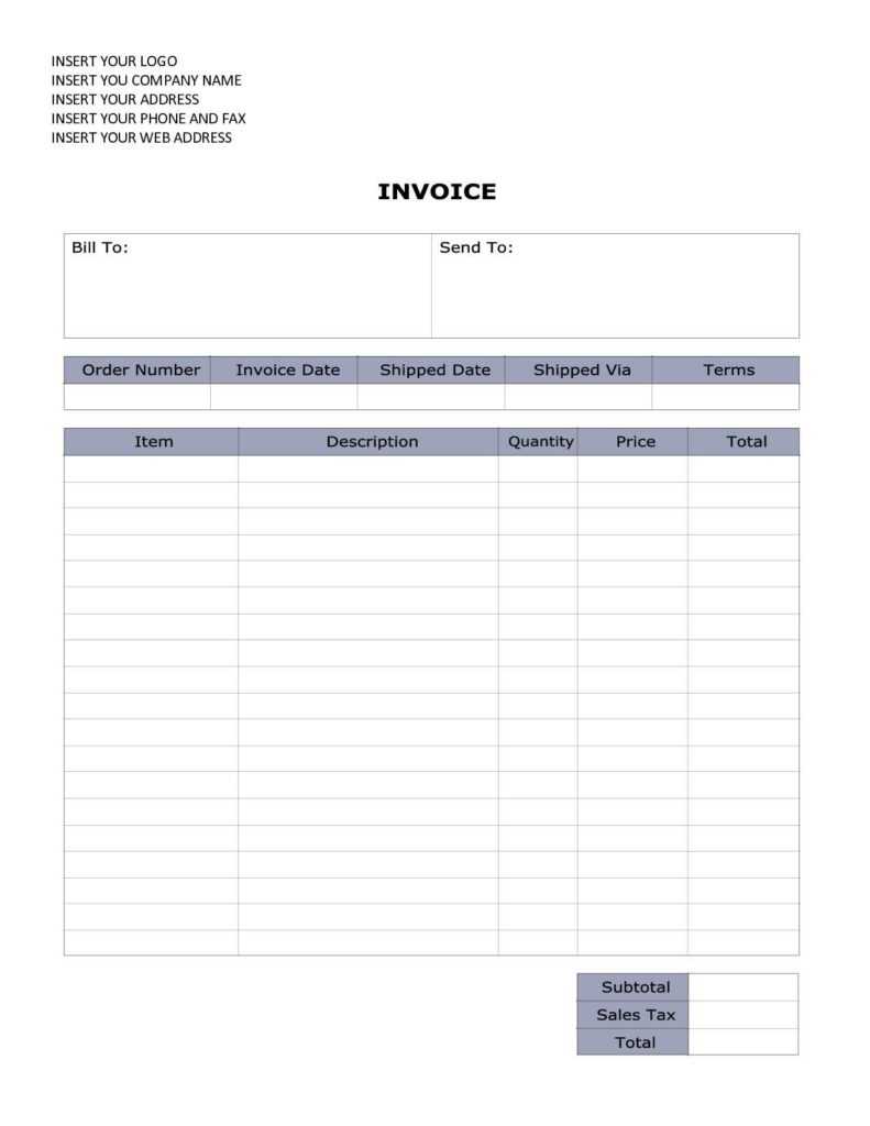 Free Downloadable Invoice Template And Free Able Invoice Within Free Downloadable Invoice Template For Word