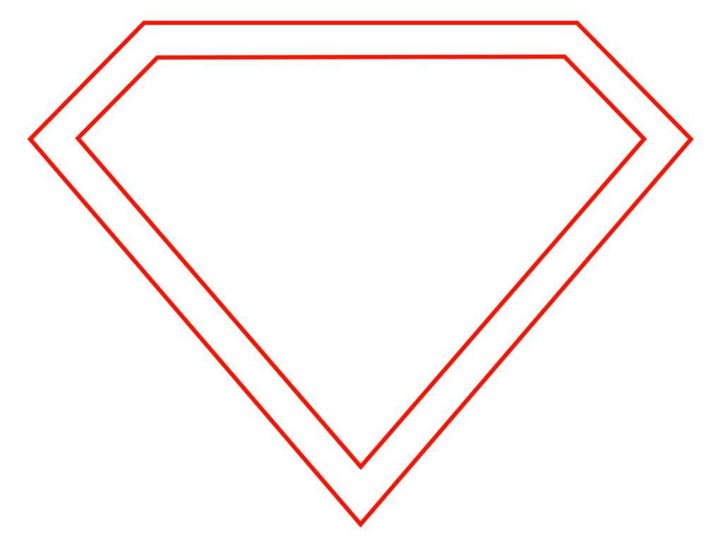 Blank Superman Logo Template Best Professional Templates