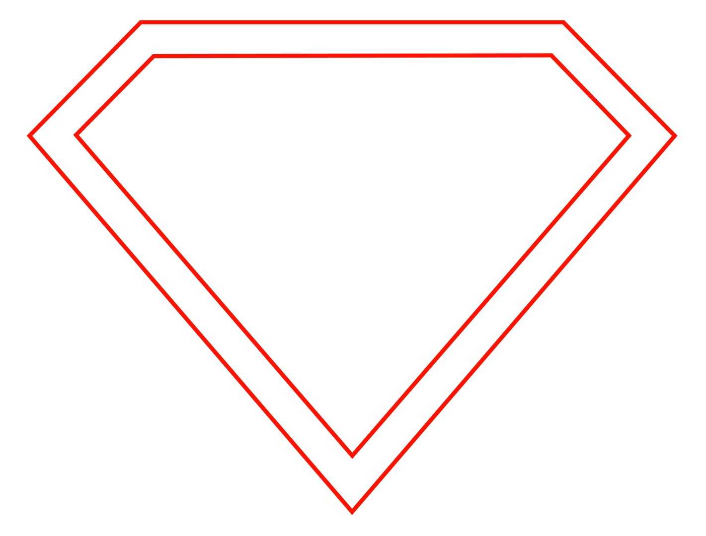 Free Empty Superman Logo, Download Free Clip Art, Free Clip Intended For Blank Superman Logo Template