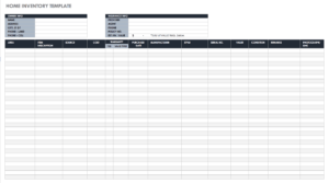 Free Excel Inventory Templates: Create &amp; Manage | Smartsheet inside Stock Report Template Excel