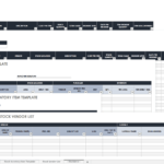 Free Excel Inventory Templates: Create & Manage | Smartsheet Regarding Stock Report Template Excel