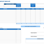 Free Expense Report Templates Smartsheet With Quarterly Expense Report Template