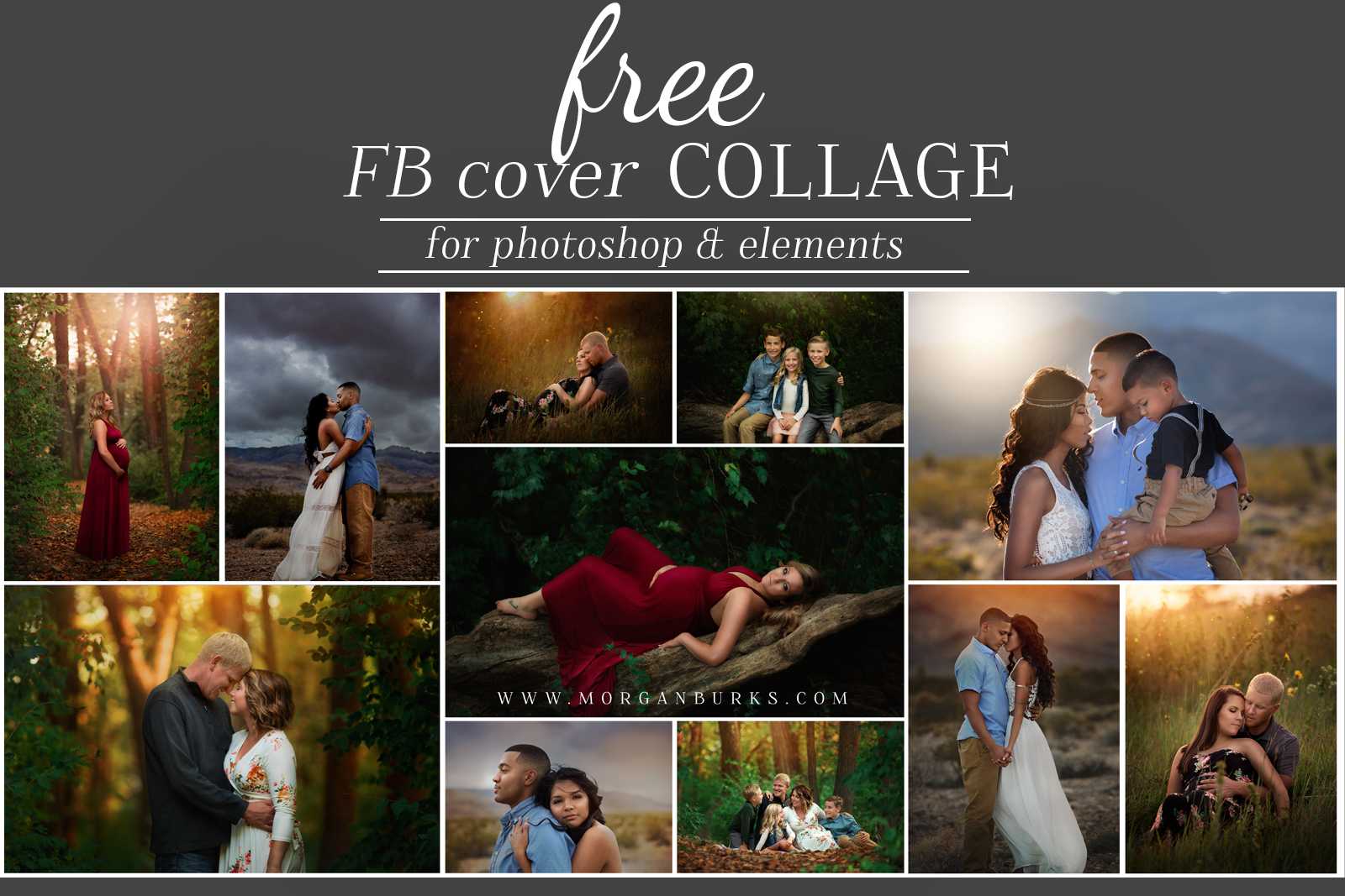 Free Facebook Cover Photo Template For Photoshop  Morgan Burks Regarding Photoshop Facebook Banner Template