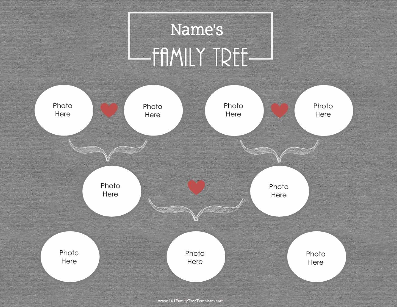 Free Family Tree Creator Throughout 3 Generation Family Tree Template Word