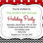 Free Holiday Party Invitation Templates Fice Holiday Party Pertaining To Free Christmas Invitation Templates For Word