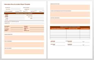 Free Incident Report Templates &amp; Forms | Smartsheet throughout Incident Report Book Template