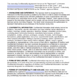Free Intern Non Disclosure Agreement (Nda) – Pdf – Word Inside Nda Template Word Document