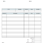 Free Invoice Template Microsoft Works In Free Printable Invoice Template Microsoft Word