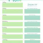 Free Meal Planner Template For Mac Throughout Menu Planning Template Word