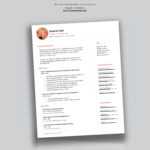 Free Minimal Cv Template In Ms Word – Used To Tech For How To Make A Cv Template On Microsoft Word