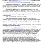 Free Mutual Non-Disclosure Agreement (Nda) | Pdf | Word (.docx) for Nda Template Word Document