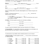 Free Nanny Contract Template - Samples - Pdf | Word | Eforms throughout Nanny Contract Template Word