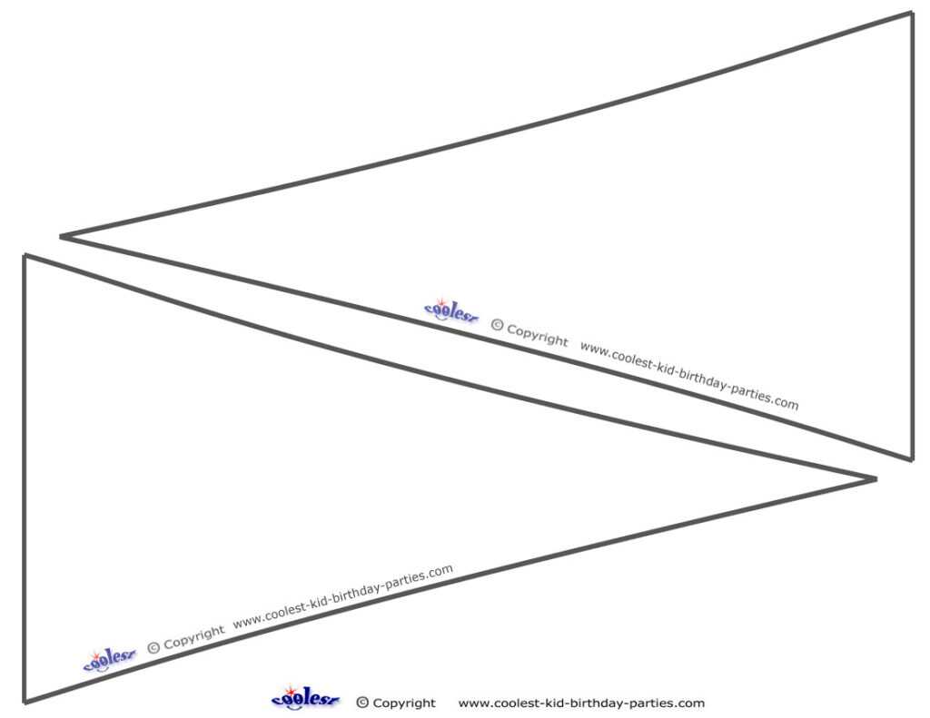 Free Pennant Template ] Pennant Banner Template 24 Free Inside Free Printable Pennant Banner