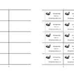Free Printable Business Cards – Business Card Tips In Blank Business Card Template For Word