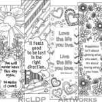 Free Printable Coloring Bookmarks Templates Free Coloring Pertaining To Free Blank Bookmark Templates To Print