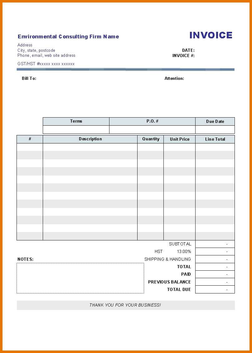 Free Printable Invoice Template Word | Template Business Psd Regarding Free Printable Invoice Template Microsoft Word
