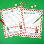 Free Printable Letter To Santa – Happiness Is Homemade With Letter From Santa Template Word