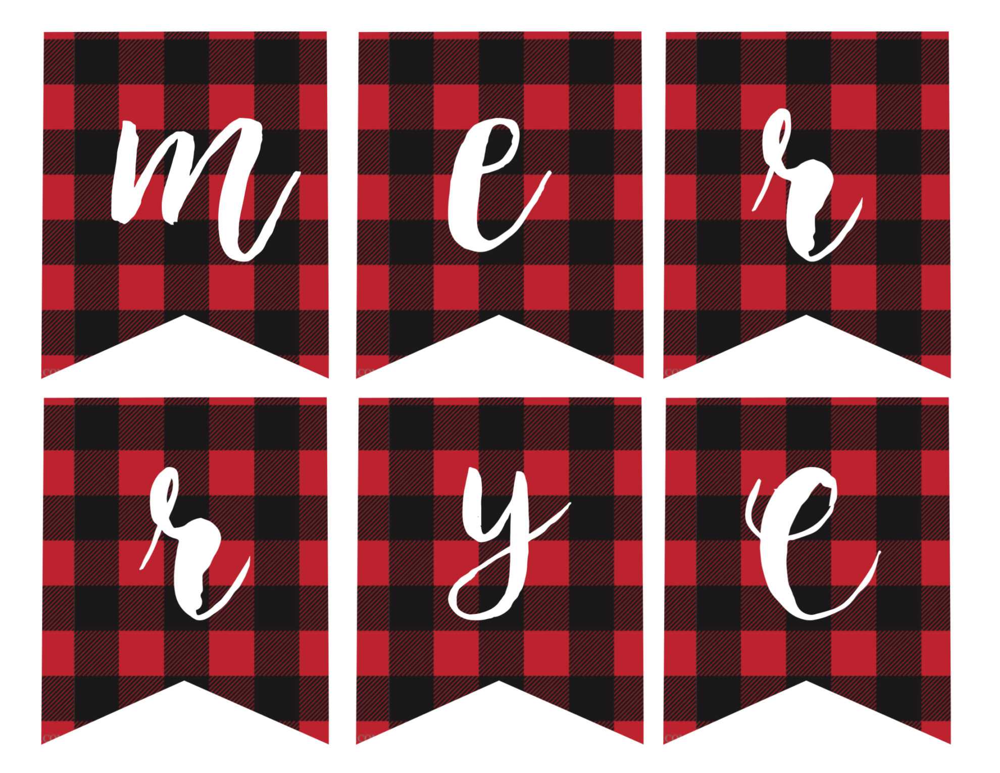 Free Printable Merry Christmas Banner – Paper Trail Design Intended For Merry Christmas Banner Template