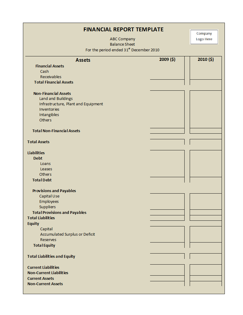 Free Printable Report Templates With Regard To Annual Financial Report Template Word