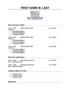 Free Printable Resume Template Microsoft Word – Agadi intended for Free Printable Resume Templates Microsoft Word
