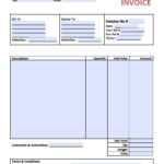 Free Simple Basic Invoice Template | Pdf | Word | Excel Within Free Downloadable Invoice Template For Word