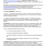 Free Software Development Non Disclosure Agreement (Nda With Nda Template Word Document