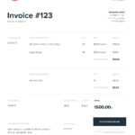 Free Web Development Invoice Template | Excel | Pdf | Word intended for Web Design Invoice Template Word