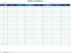 Free Work Schedule Templates For Word And Excel |Smartsheet with regard to Blank Monthly Work Schedule Template