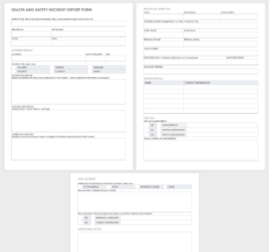 Free Workplace Accident Report Templates | Smartsheet with regard to Annual Health And Safety Report Template