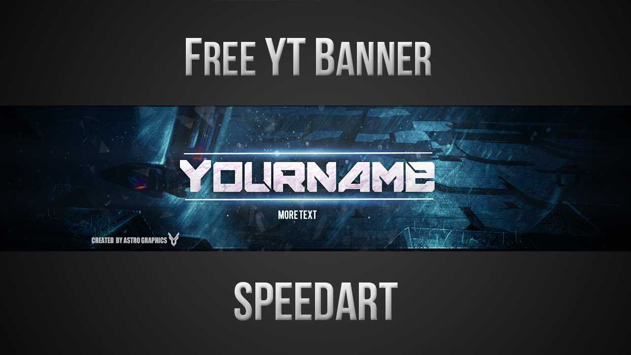 Free Youtube Banner Template (Psd) *new 2015* Regarding Yt Banner Template