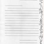 Friendly Letter Writing Worksheet | Printable Worksheets And Within Blank Letter Writing Template For Kids