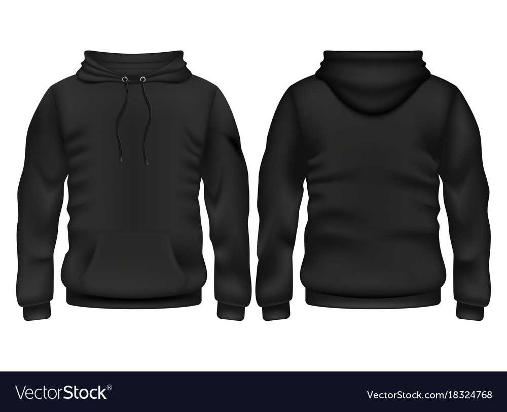 Front And Back Black Hoodie Template Inside Blank Black Hoodie Template
