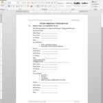 Fsms Emergency Response Plan Template | Fds1200 2 Intended For Emergency Drill Report Template