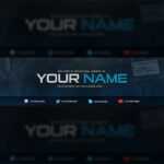 Gaming Youtube Banner Template – Tristan Nelson Intended For Yt Banner Template