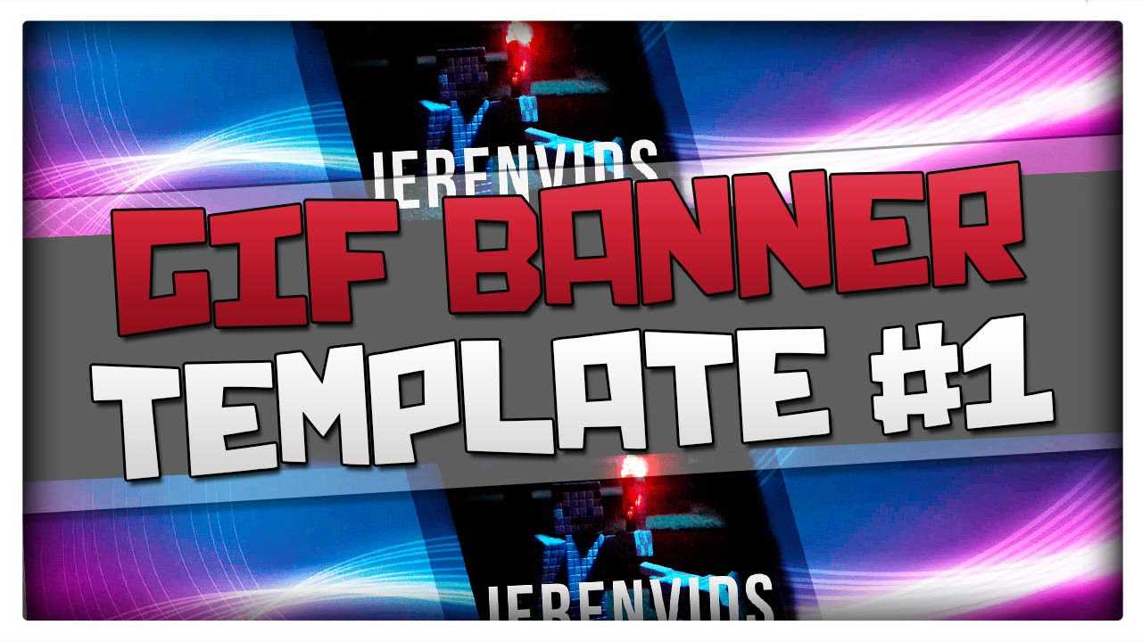 Gif Banner Template #1 (Minecraft Style Animated Banner For Photoshop Cs6  Download) Intended For Animated Banner Templates