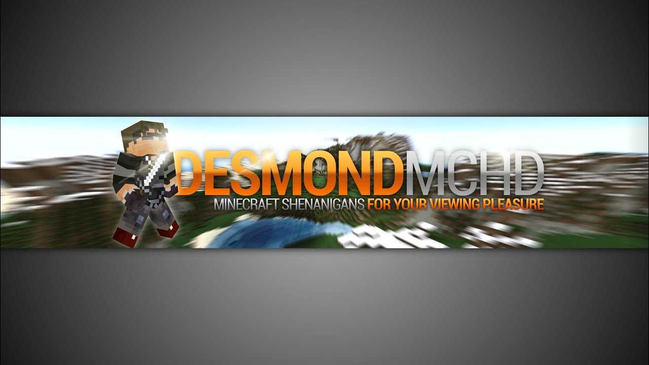 Gimp | Minecraft Youtube Banner Template [No Photoshop] Intended For Youtube Banner Template Gimp
