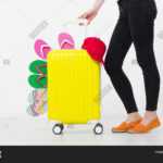 Girl Suitcase Isolated Image & Photo (Free Trial) | Bigstock Pertaining To Blank Suitcase Template