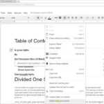 Google Docs – Create A Table Of Contents With Page Numbers Or Links Throughout Contents Page Word Template