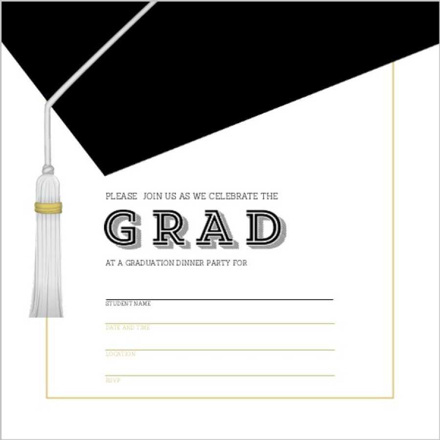 Graduation Invitation Layout – Karan.ald2014 For Graduation Invitation Templates Microsoft Word