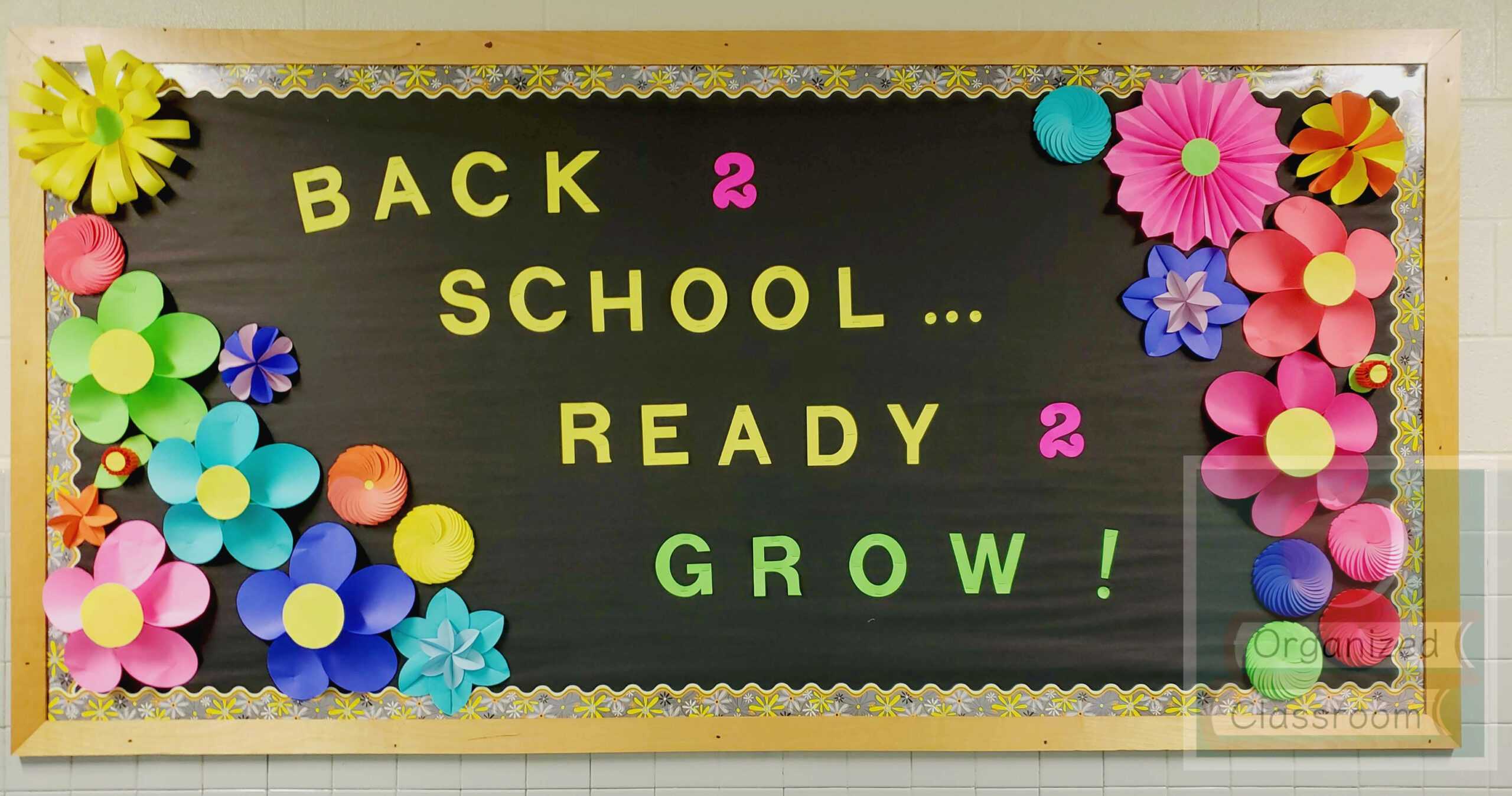 Growing In The Garden Bulletin Board | School Bulletin Boards Pertaining To Bulletin Board Template Word