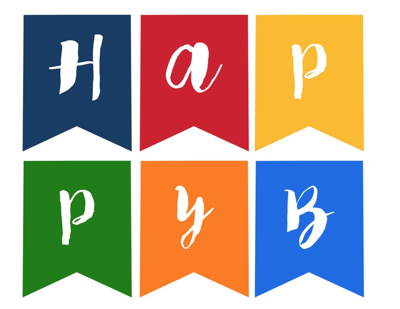 Happy Birthday Banner Free Printable – Paper Trail Design Pertaining To Free Printable Happy Birthday Banner Templates