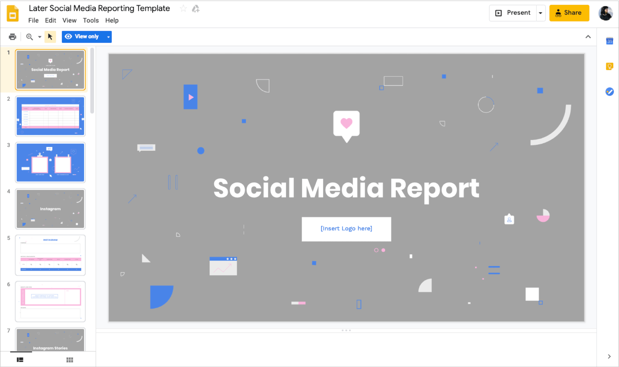 How To Build A Monthly Social Media Report For Social Media Weekly Report Template