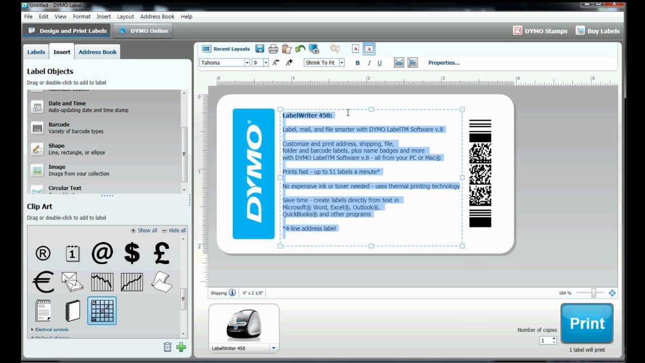 How To Build Your Own Label Template In Dymo Label Software? In Dymo Label Templates For Word