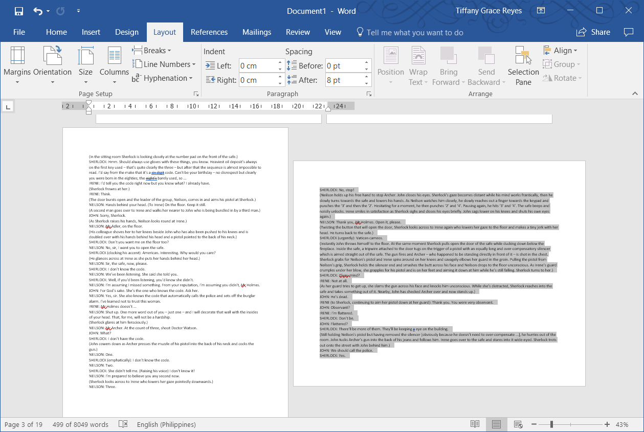How To Change Page Orientation For A Single Page In Word In How To Insert Template In Word