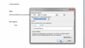 How To Create A Mail Merge In Microsoft Word 2010 Tutorial with regard to How To Create A Mail Merge Template In Word 2010